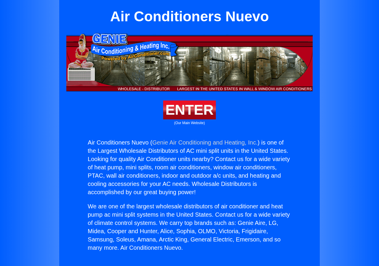 Screenshot of airconditionersnuevo.com