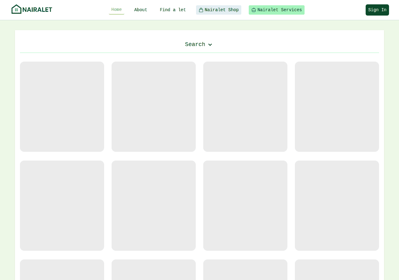Screenshot of nairalet.com