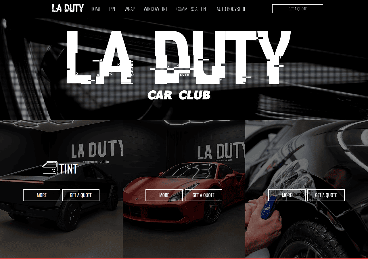 Screenshot of laduty.com