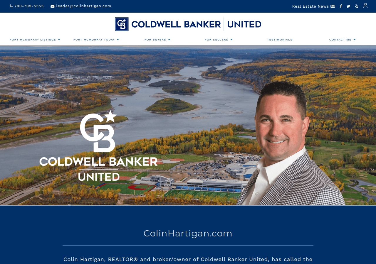Screenshot of colinhartigan.com