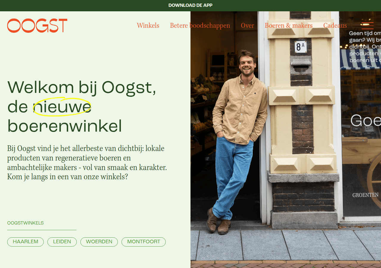 Screenshot of oogst.shop
