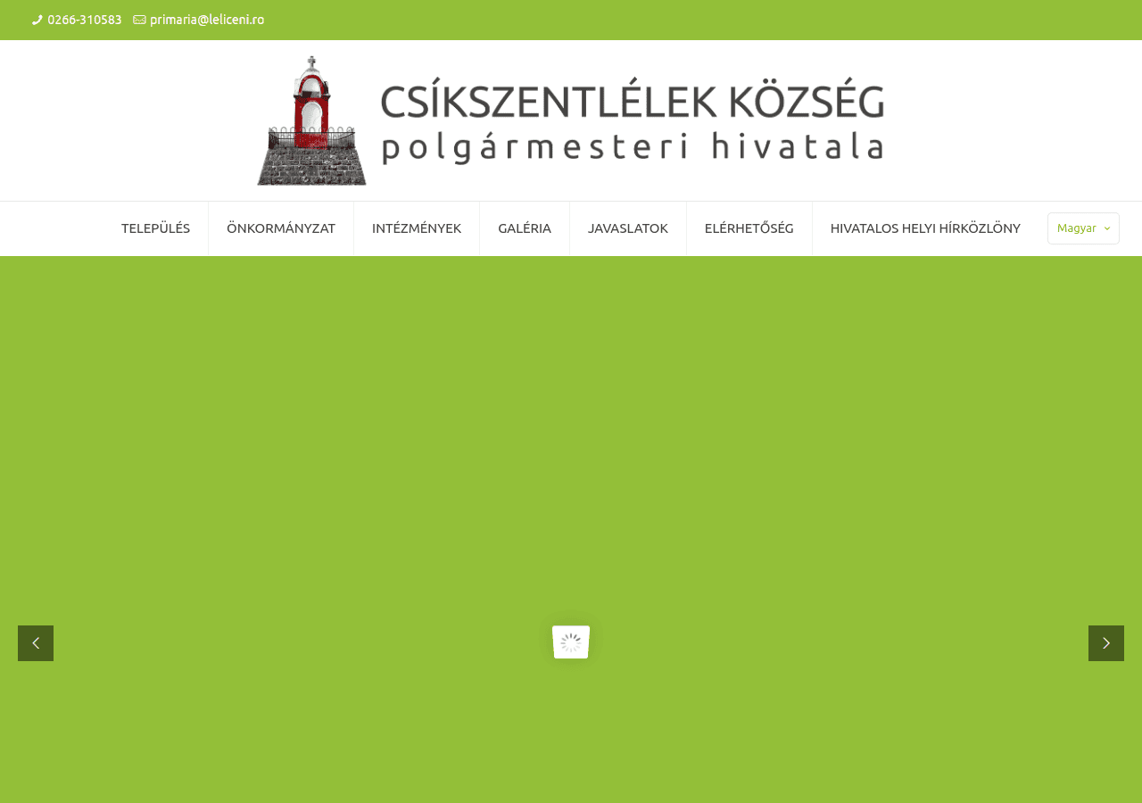 Screenshot of csikszentlelek.ro
