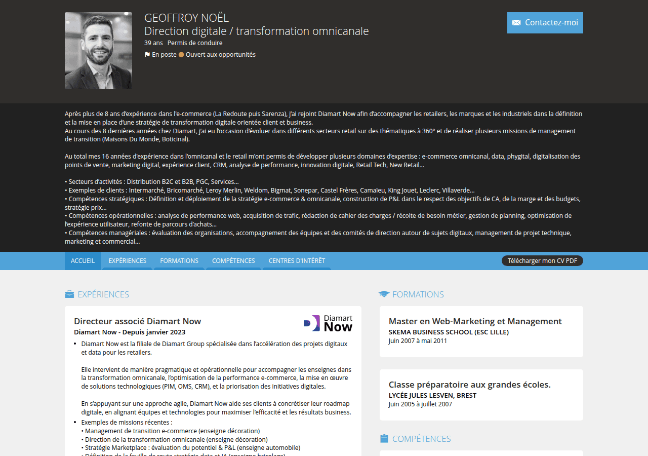 Screenshot of geoffroy-noel.fr