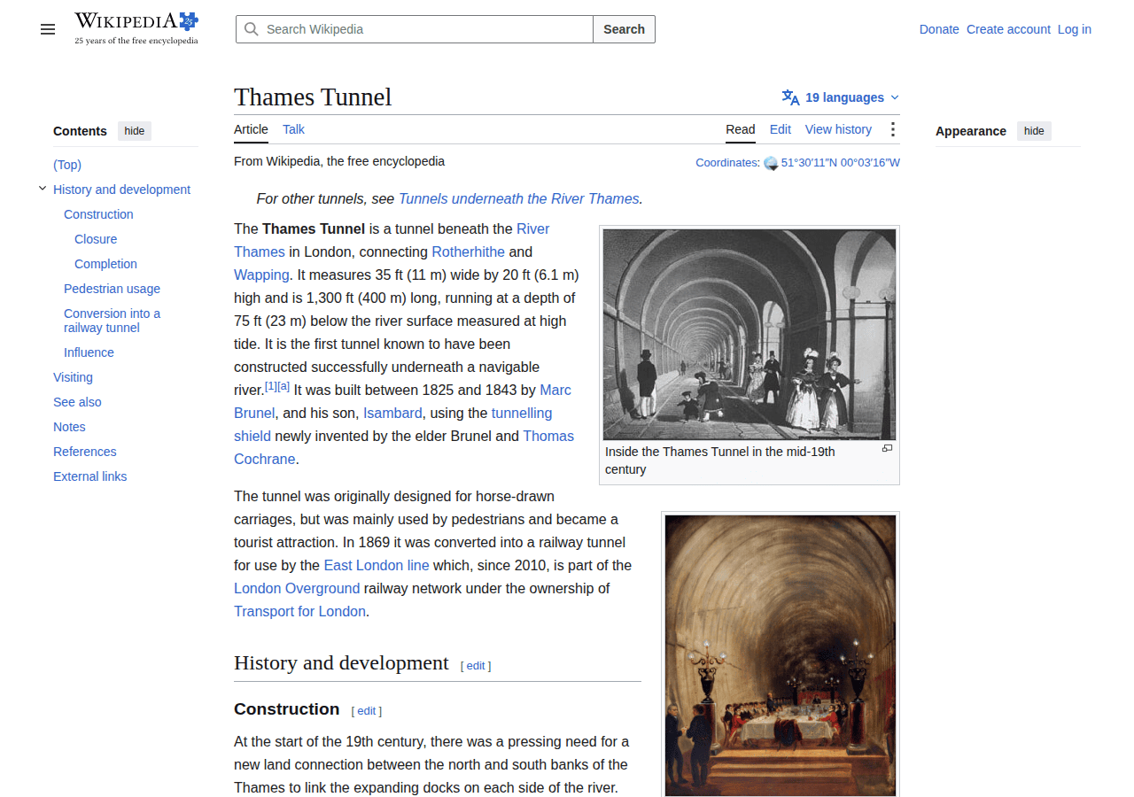Screenshot of wikipedia.org