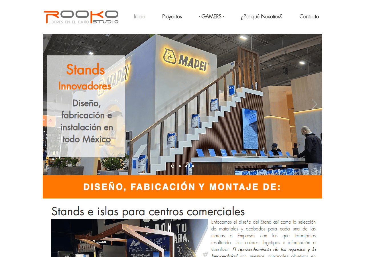 Screenshot of rookostudio.com