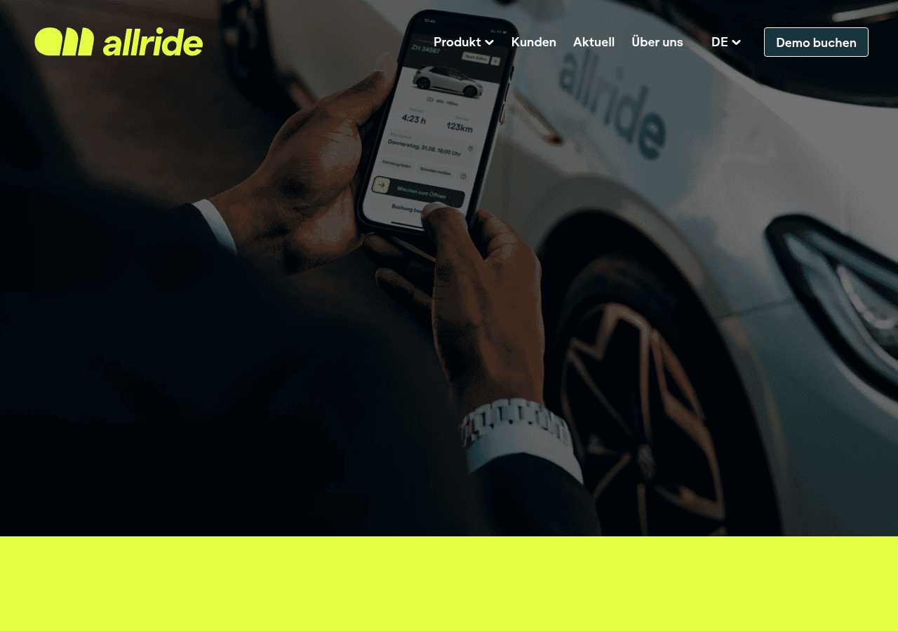 Screenshot of allride.ch