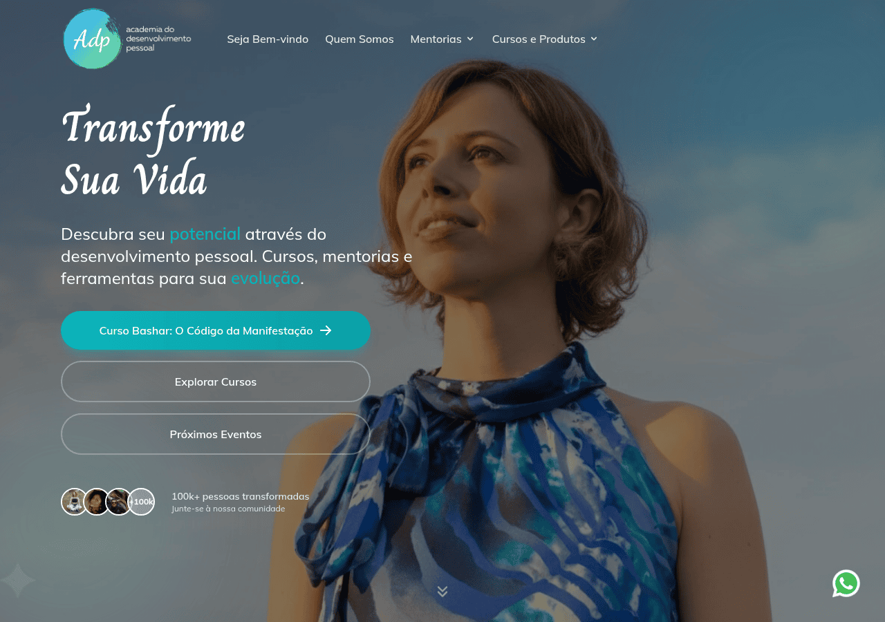 Screenshot of academiadodesenvolvimentopessoal.com
