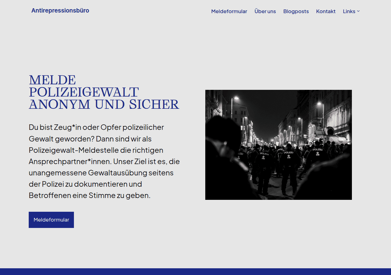 Screenshot of antirepressionsbuero.at