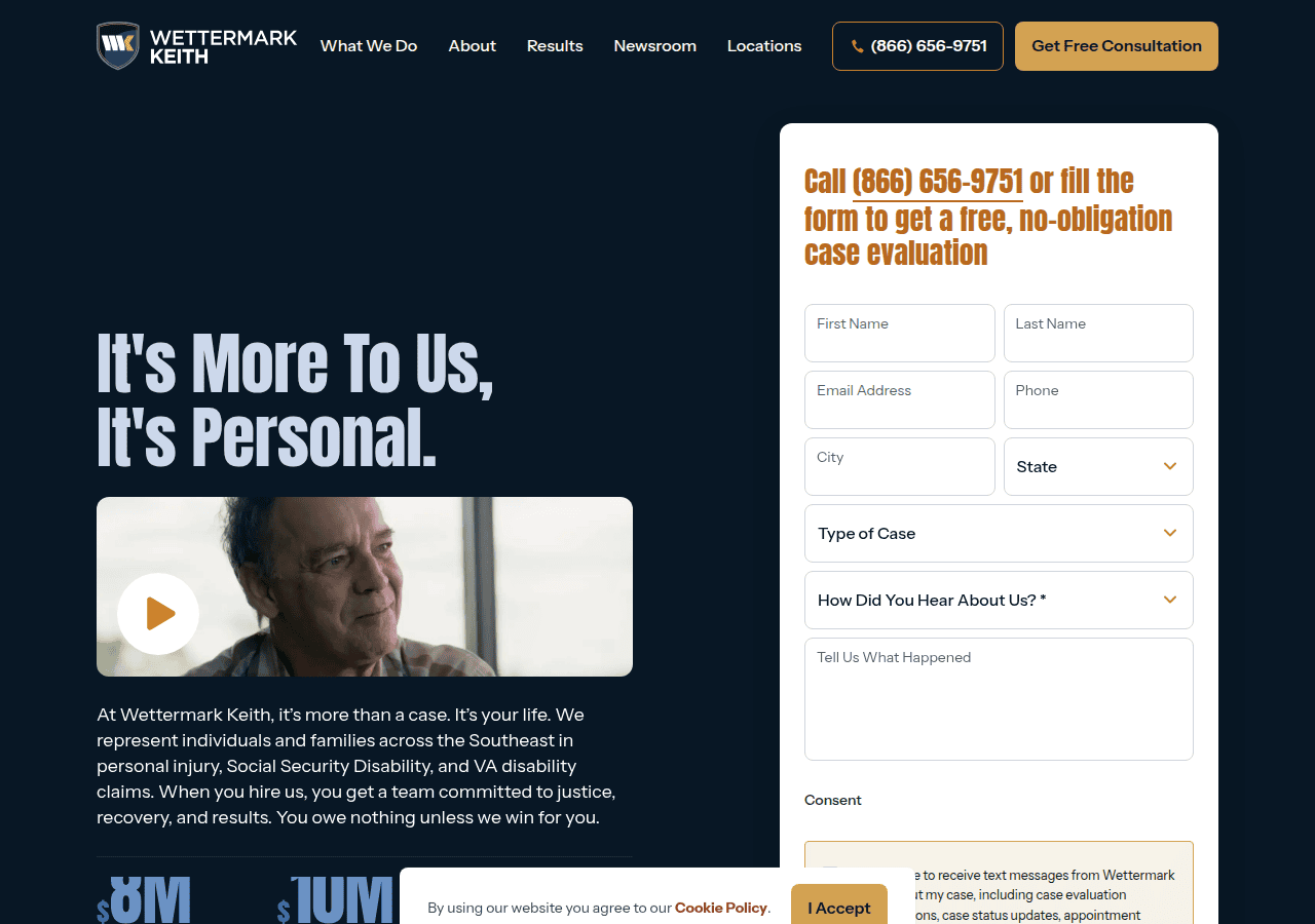 Screenshot of wkfirm.com