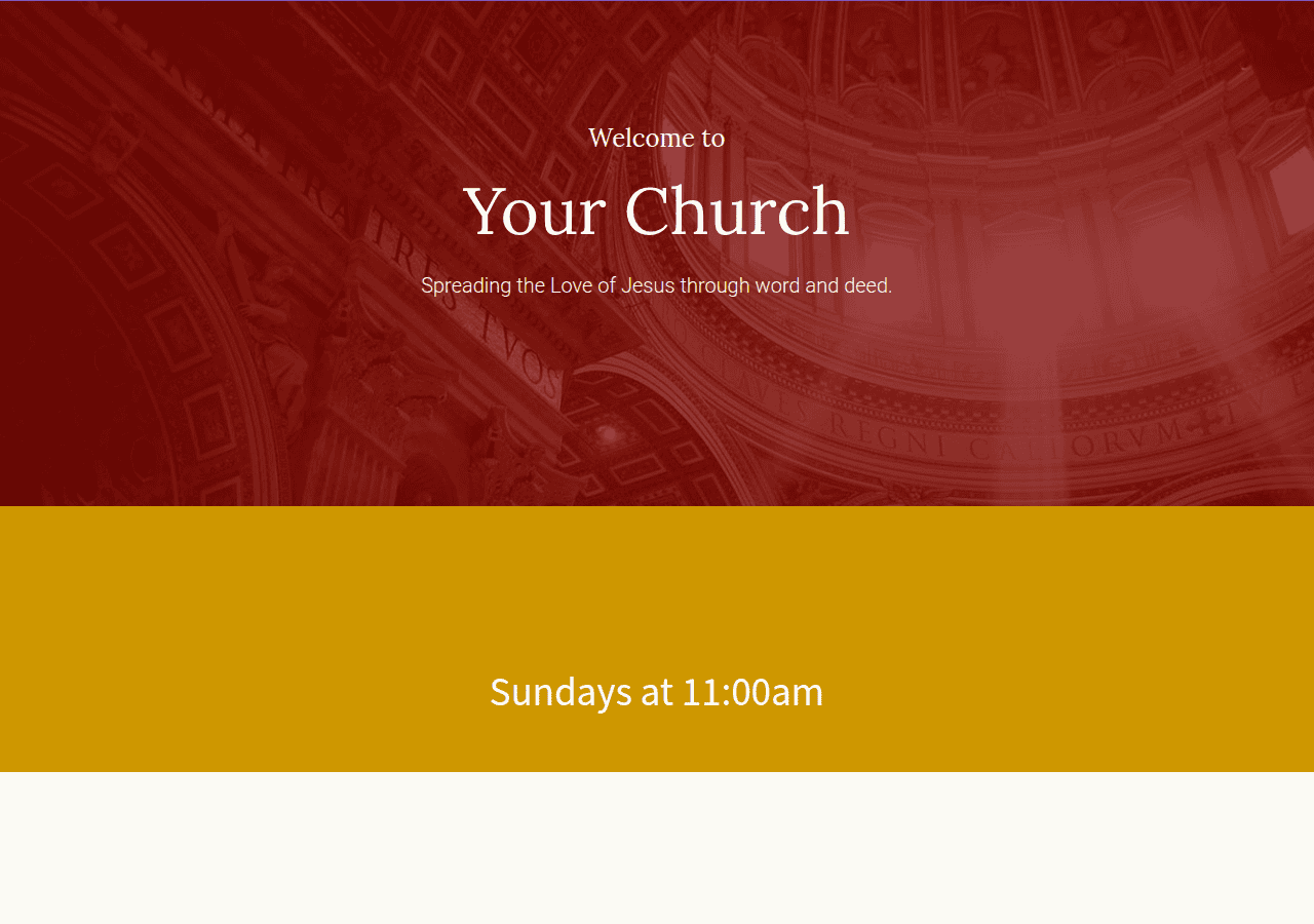 Screenshot of mychurchneedsawebsite.com