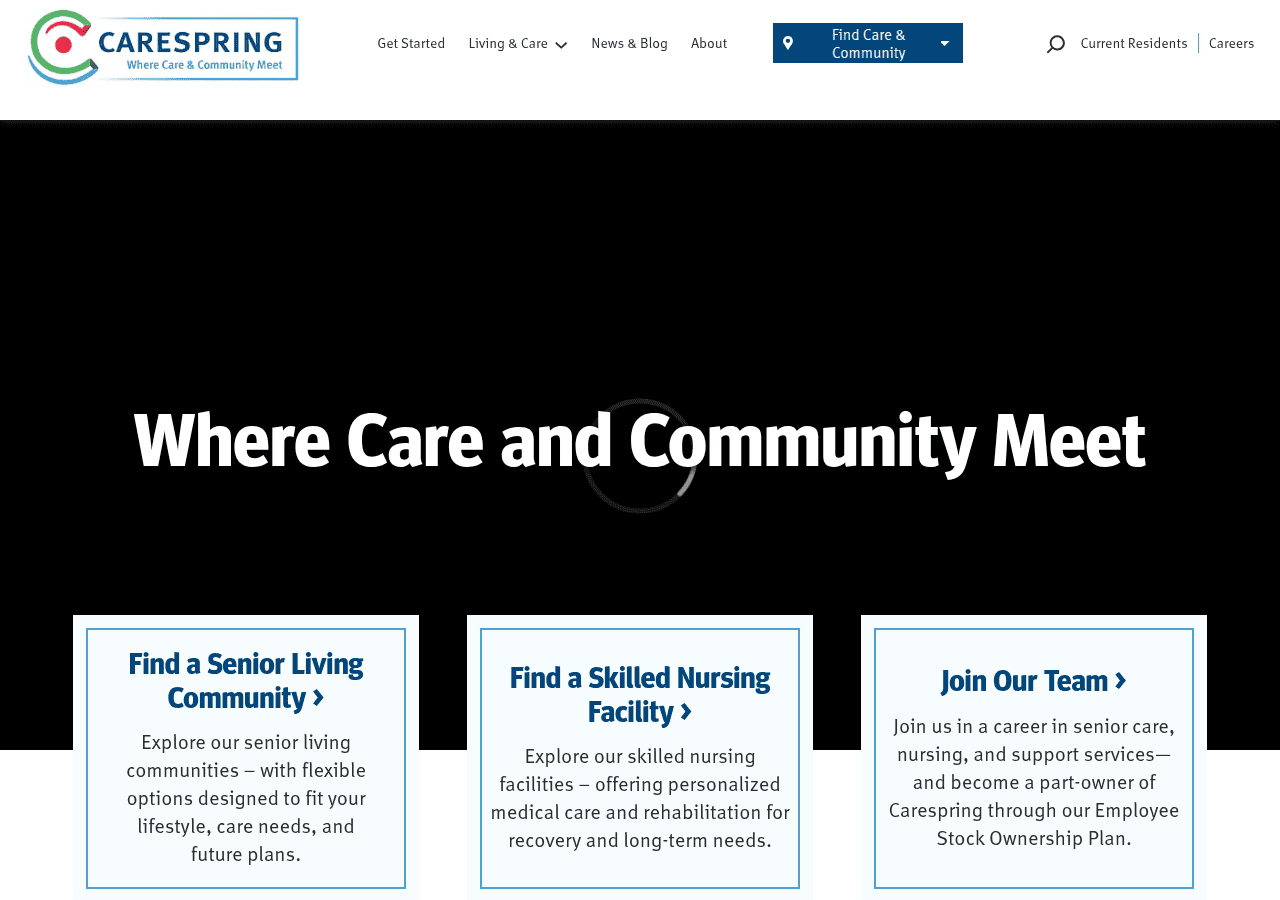 Screenshot of carespring.com
