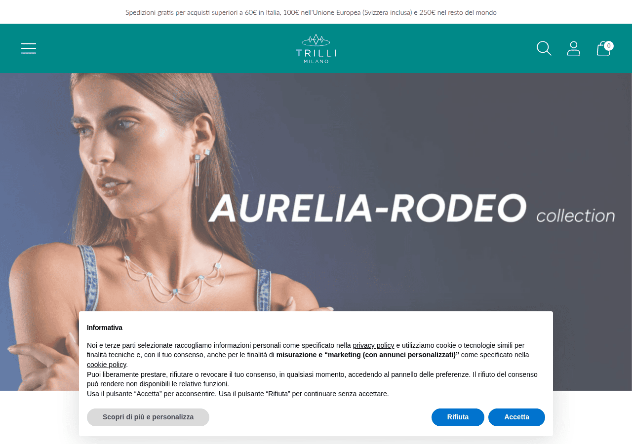 Screenshot of trillimilano.com