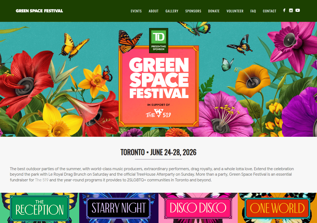 Screenshot of greenspaceto.org