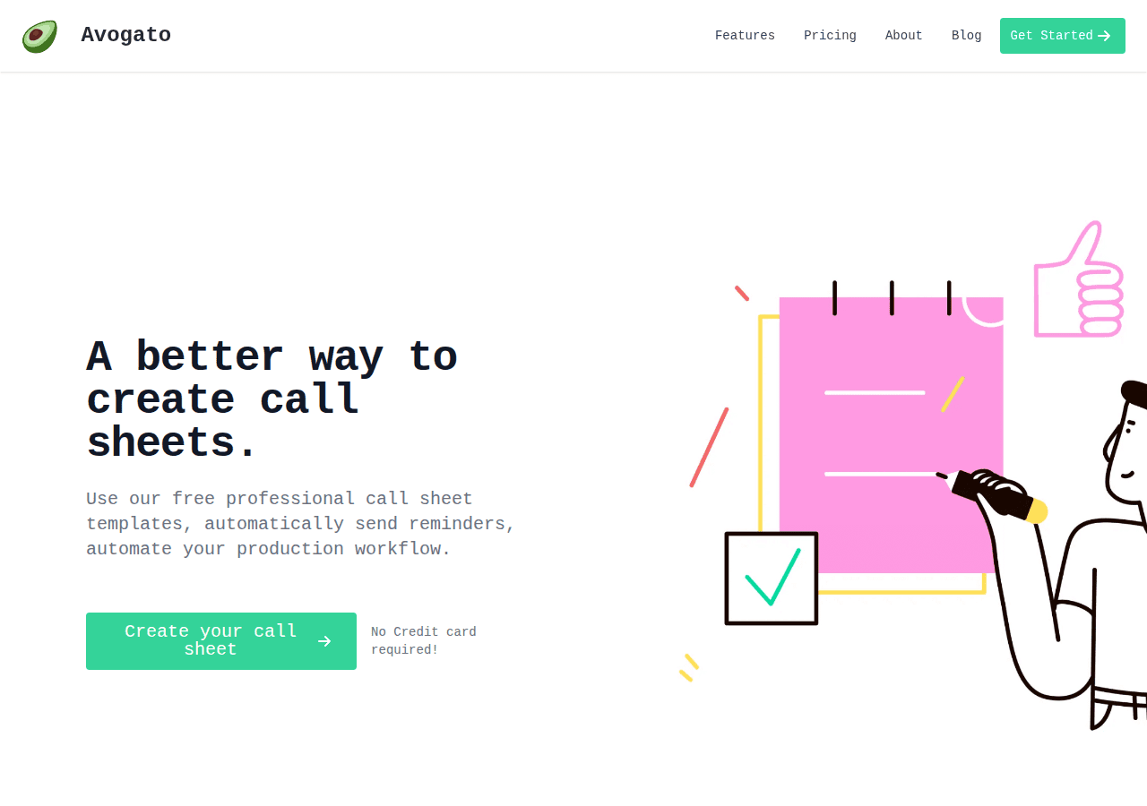 Screenshot of avogato.co