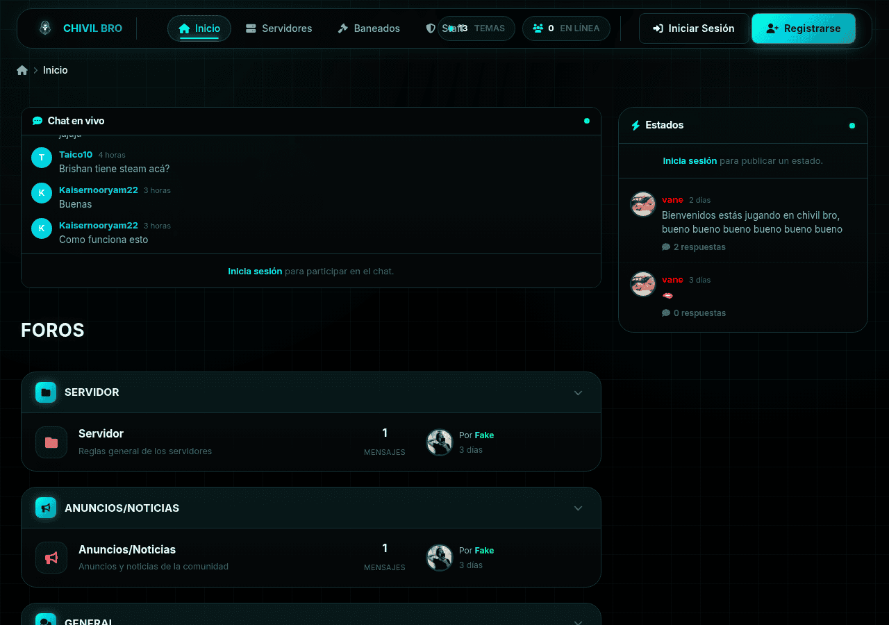 Screenshot of chivilbro.com.ar