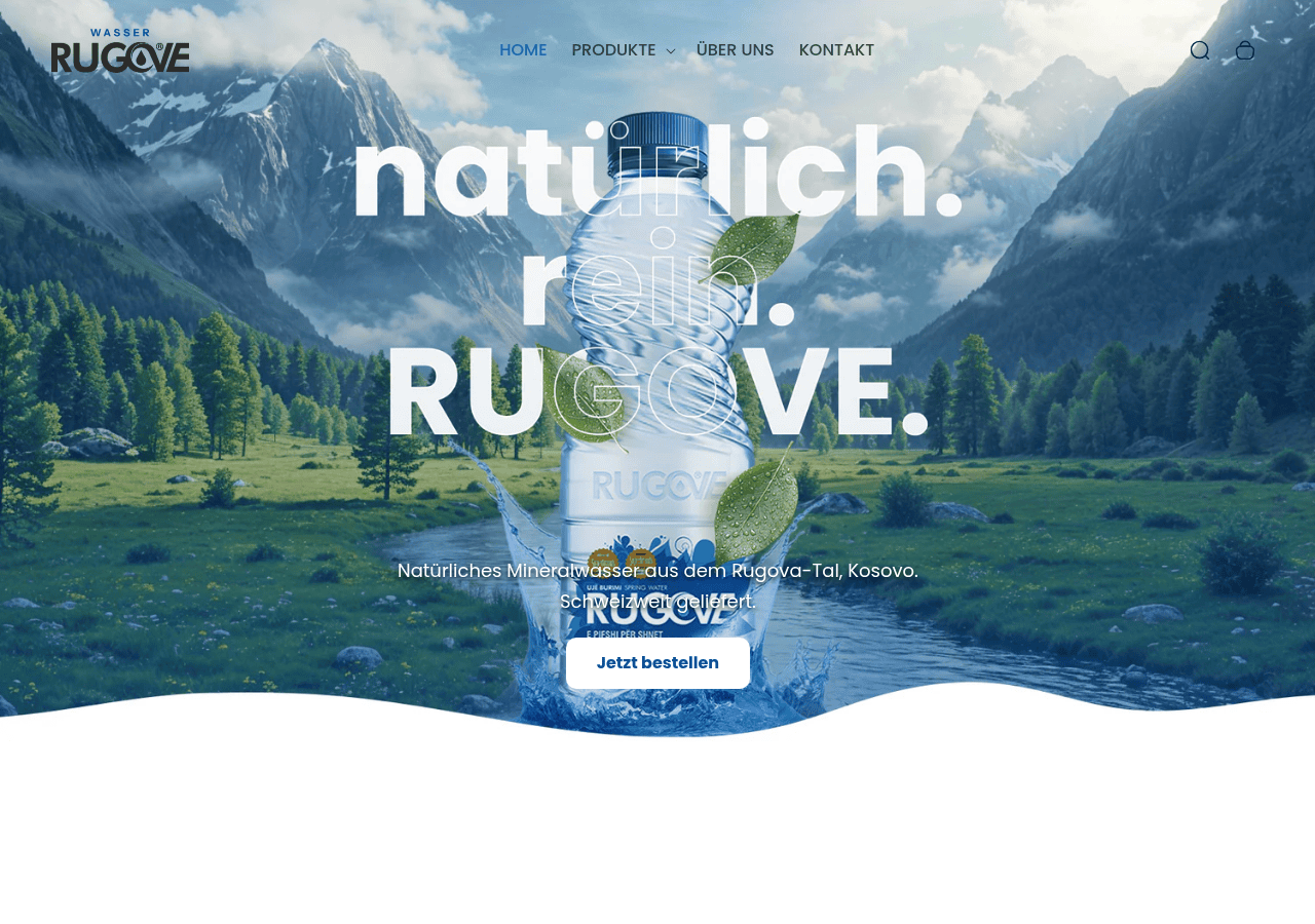 Screenshot of wasser-rugove.ch