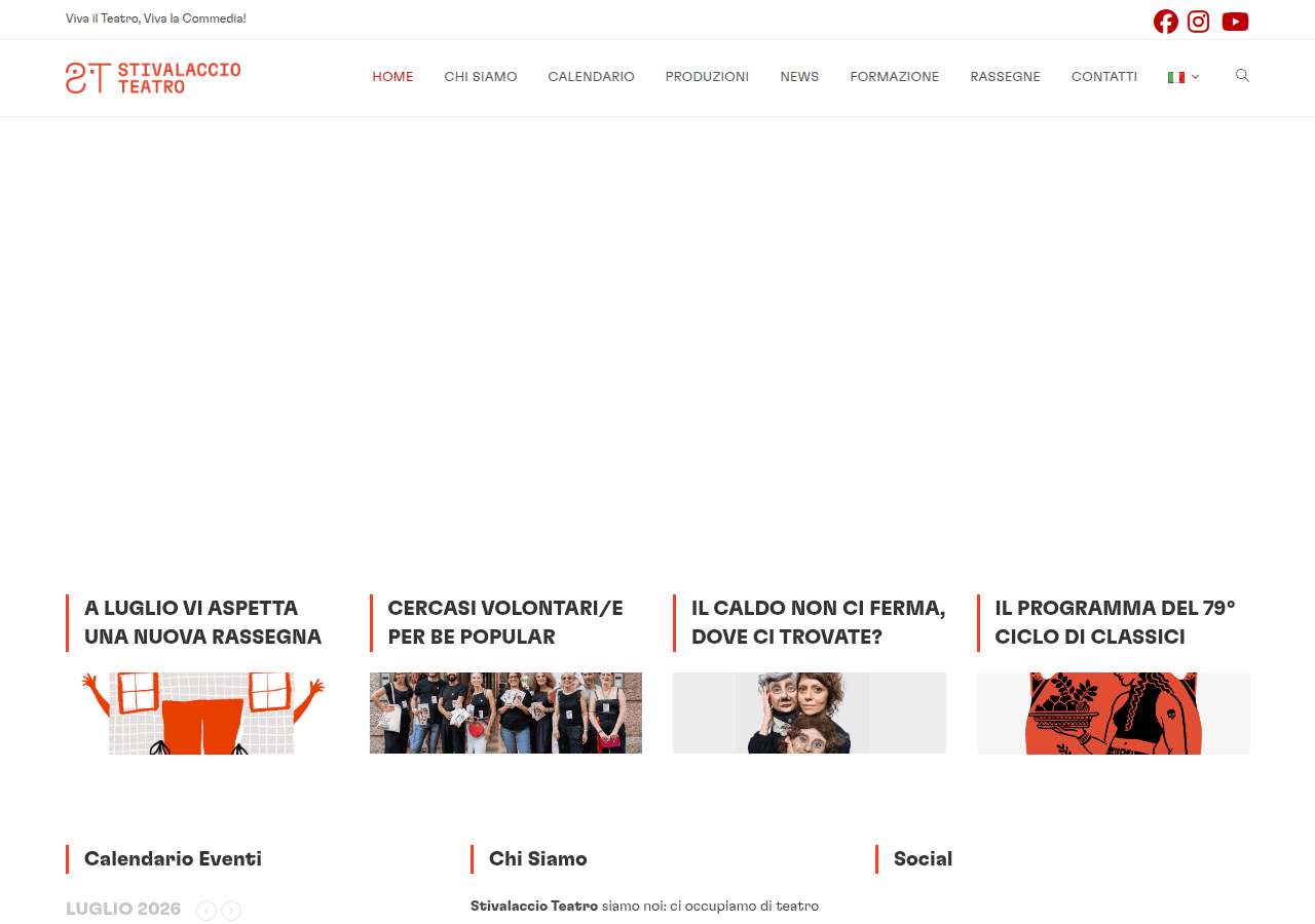 Screenshot of stivalaccioteatro.it