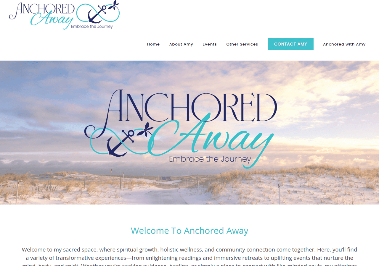Screenshot of anchoredawayinc.com