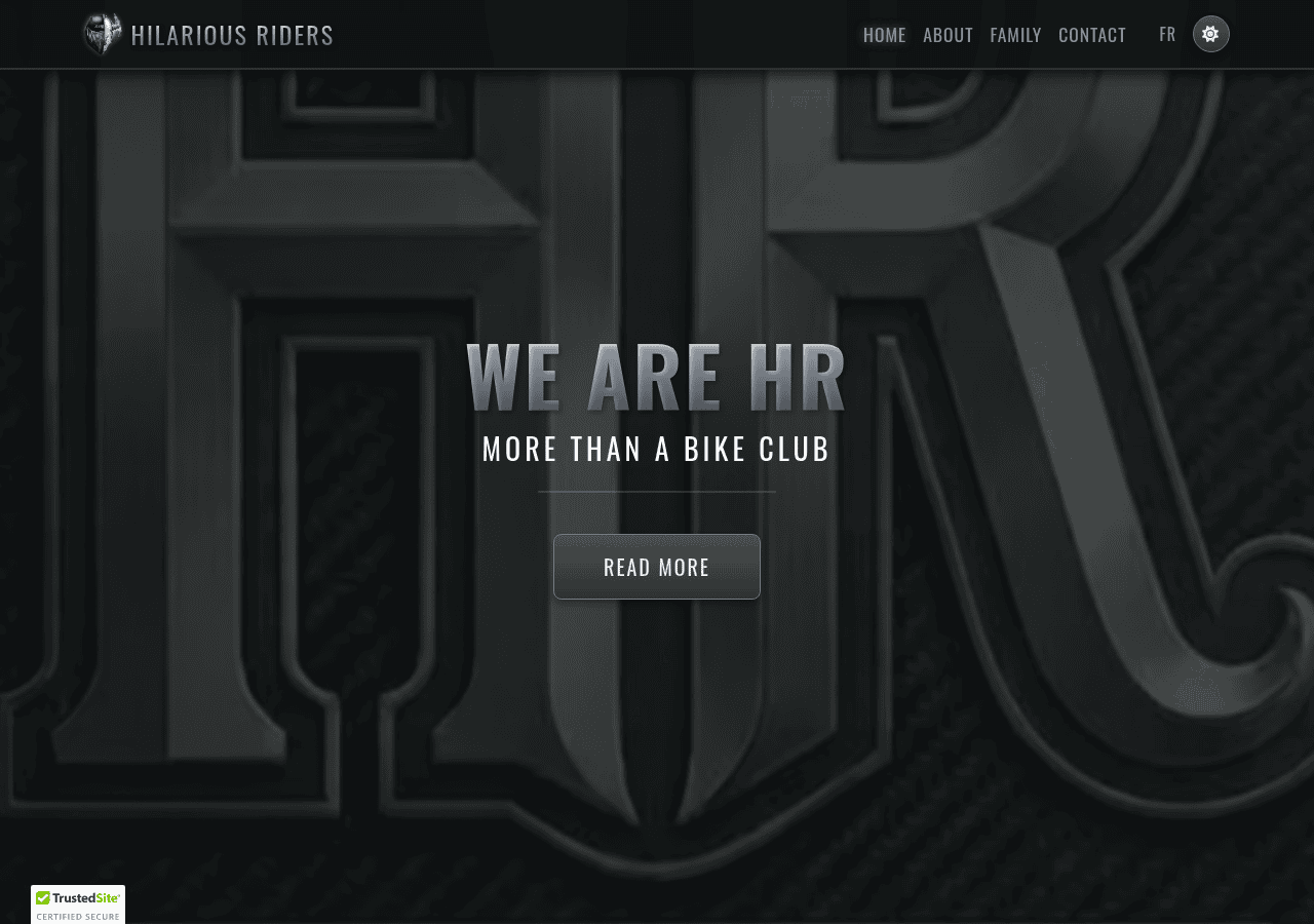Screenshot of hilariousriders.com