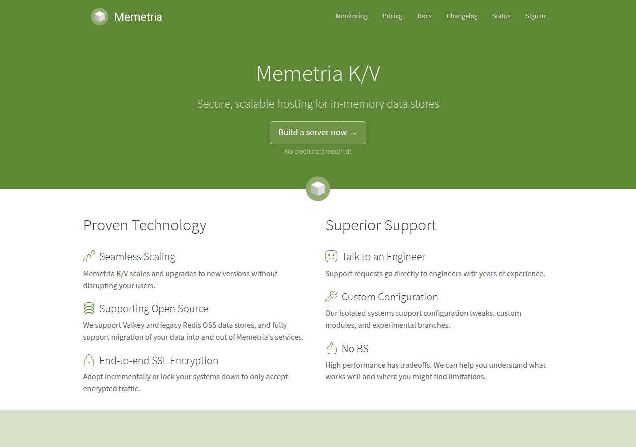 Screenshot of memetria.com
