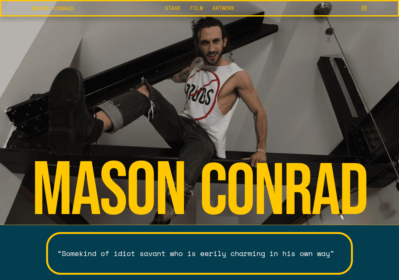 Screenshot of masonconrad.com