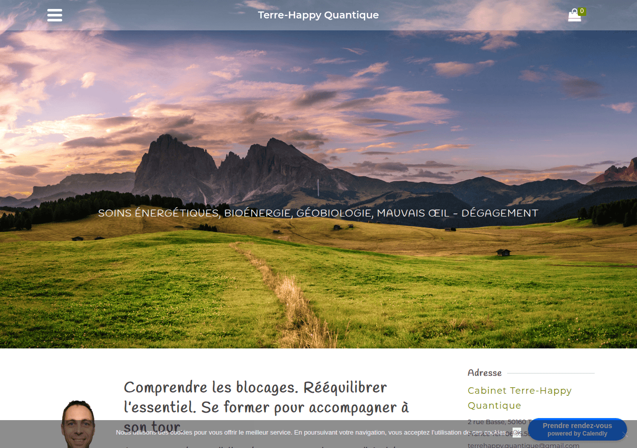 Screenshot of terrehappy-quantique.fr