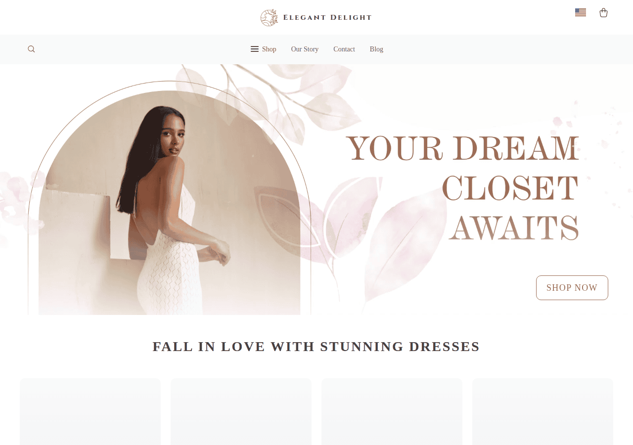 Screenshot of elegantdelight.shop
