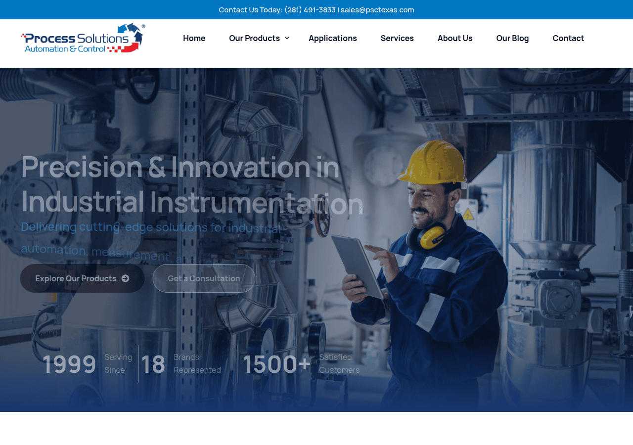Screenshot of psctexas.com