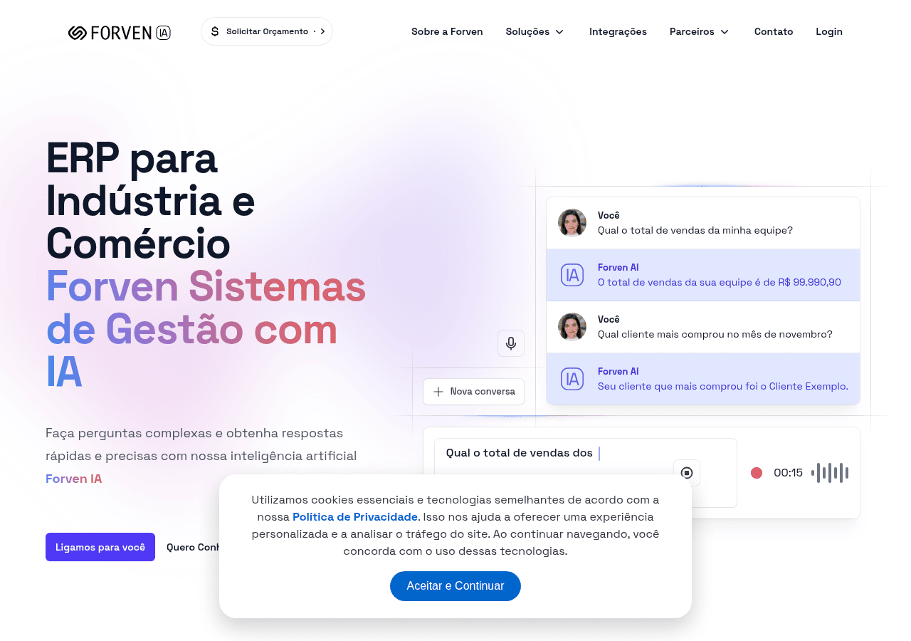 Screenshot of forven.com.br