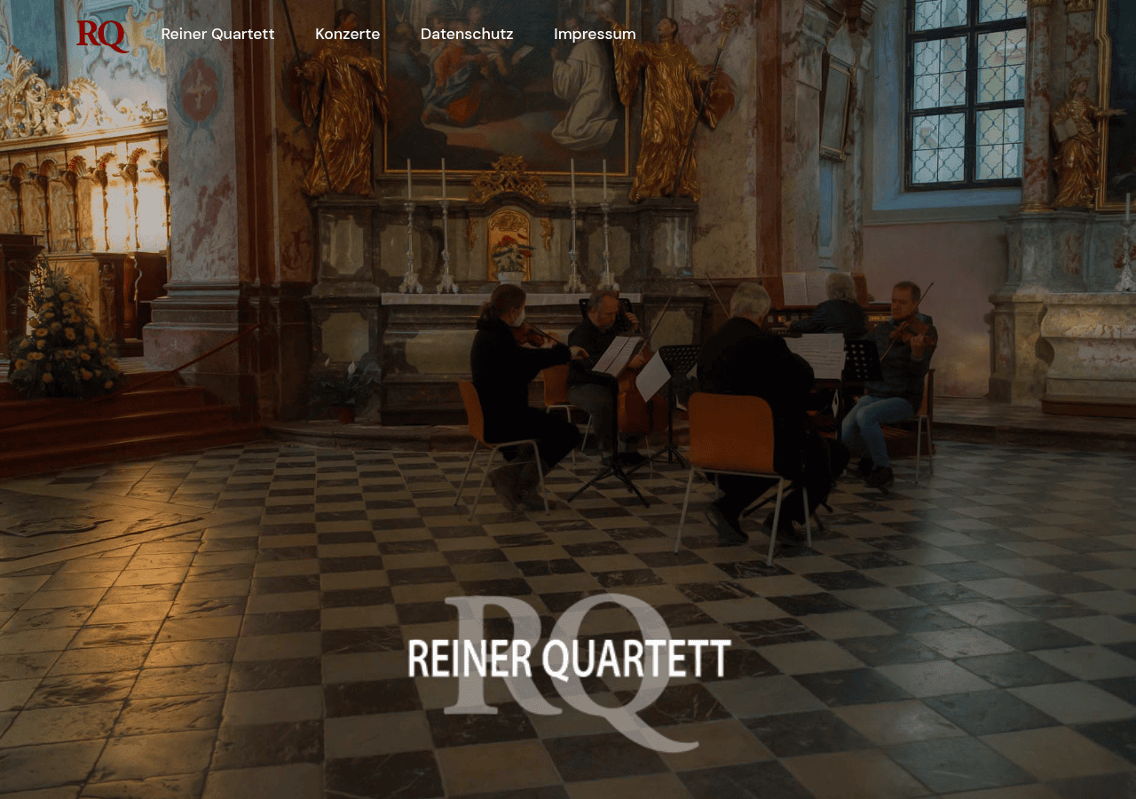 Screenshot of reinerquartett.at