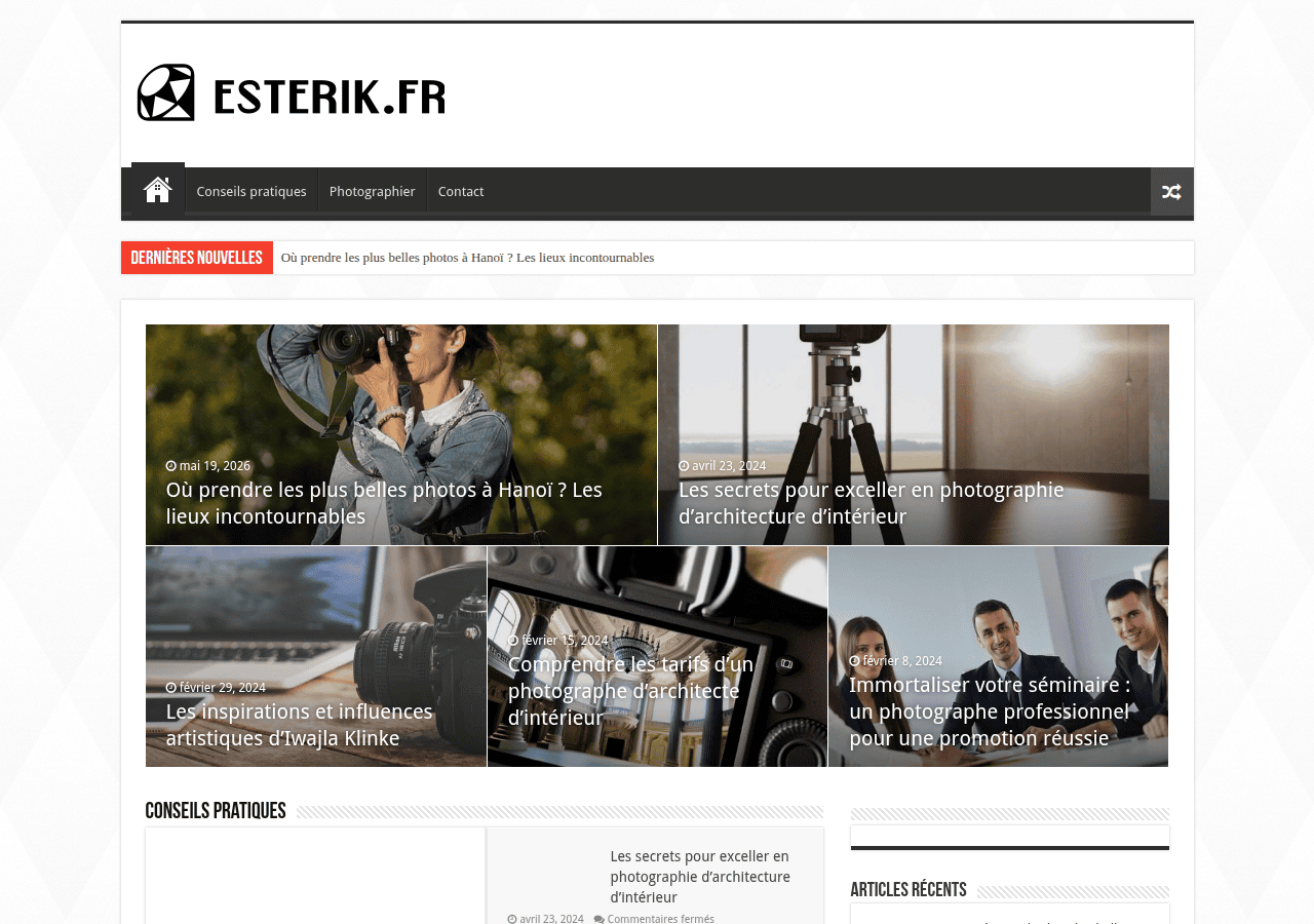 Screenshot of esterik.fr