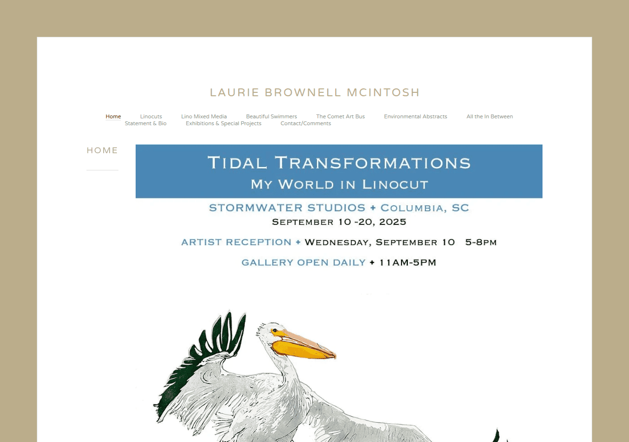 Screenshot of lauriemcintoshart.com