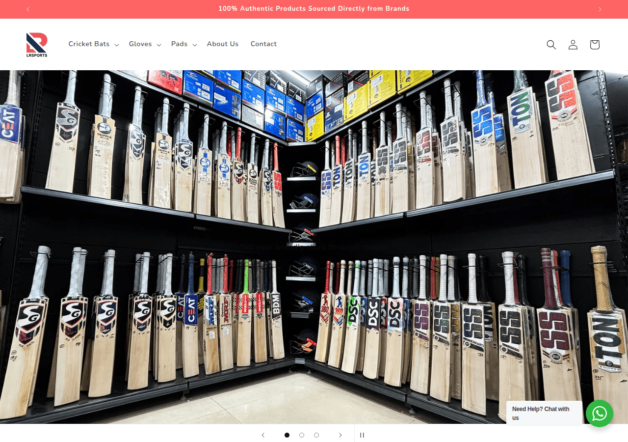 Screenshot of lrsports.in