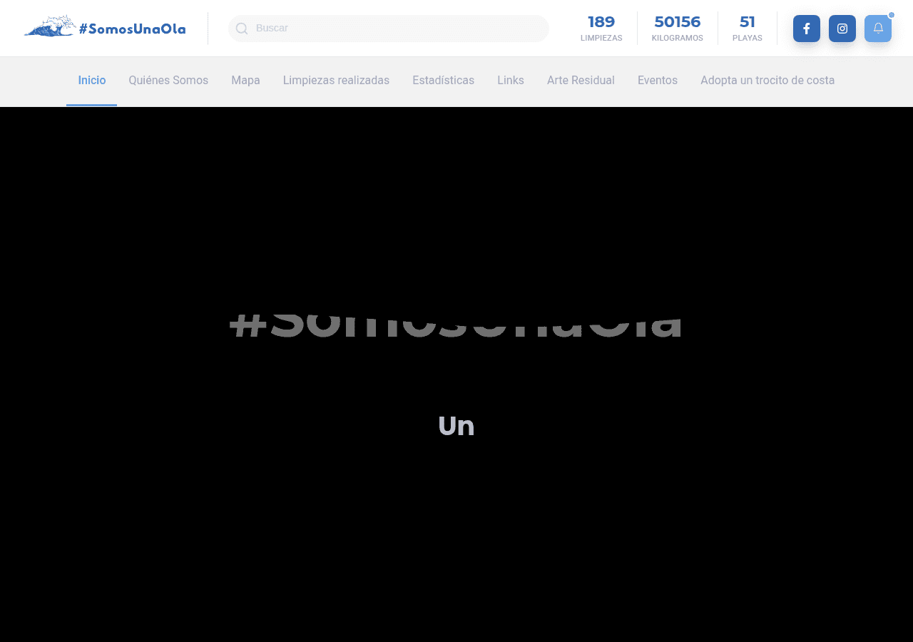 Screenshot of somosunaola.org