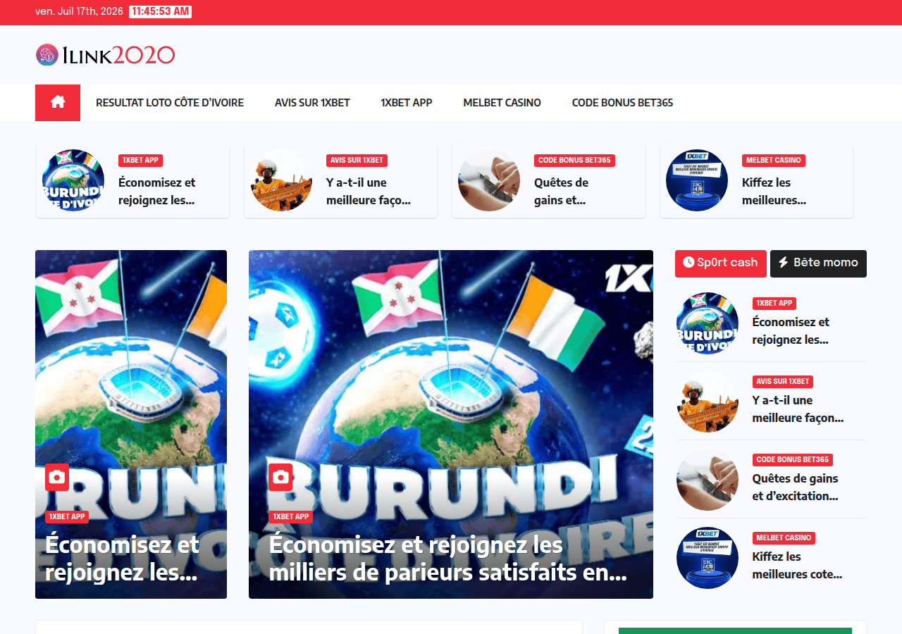 Screenshot of 1link2020.com