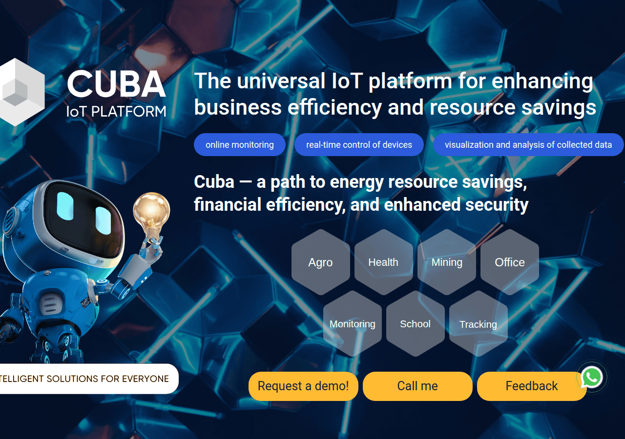 Screenshot of cubaiot.kz