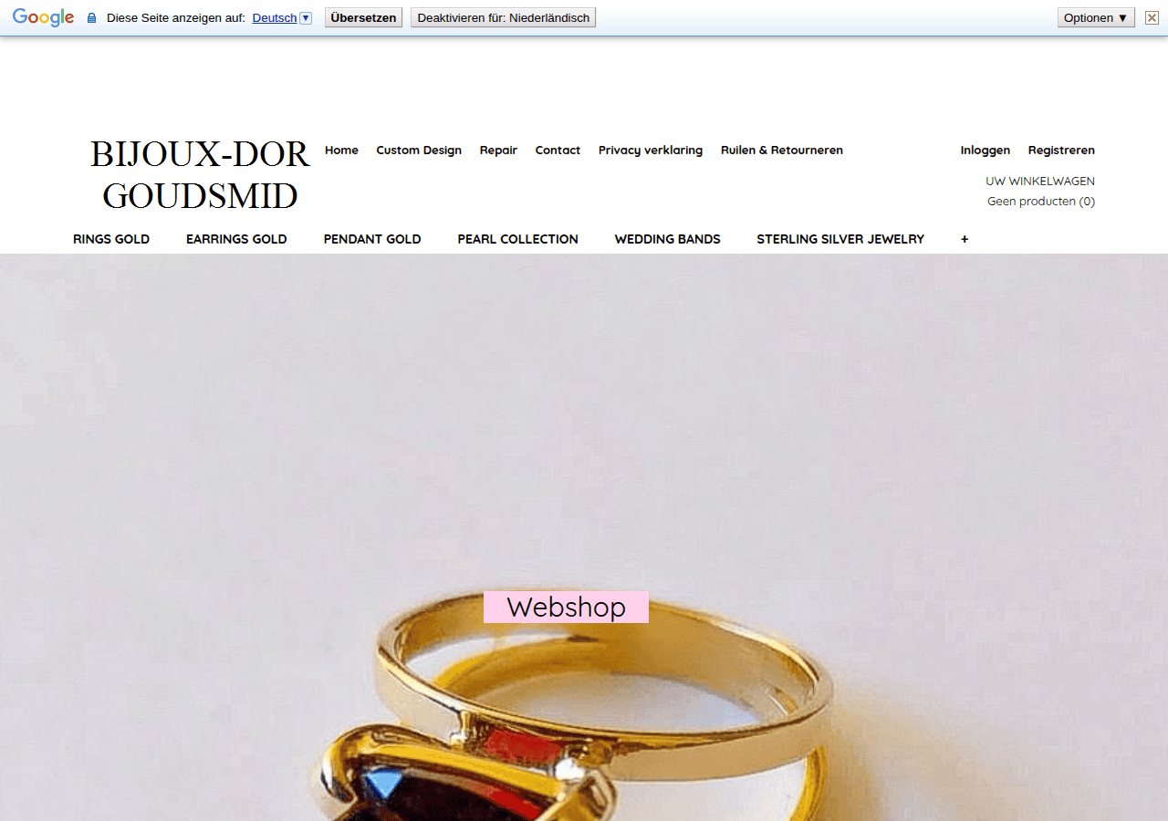 Screenshot of bijoux-dor.com