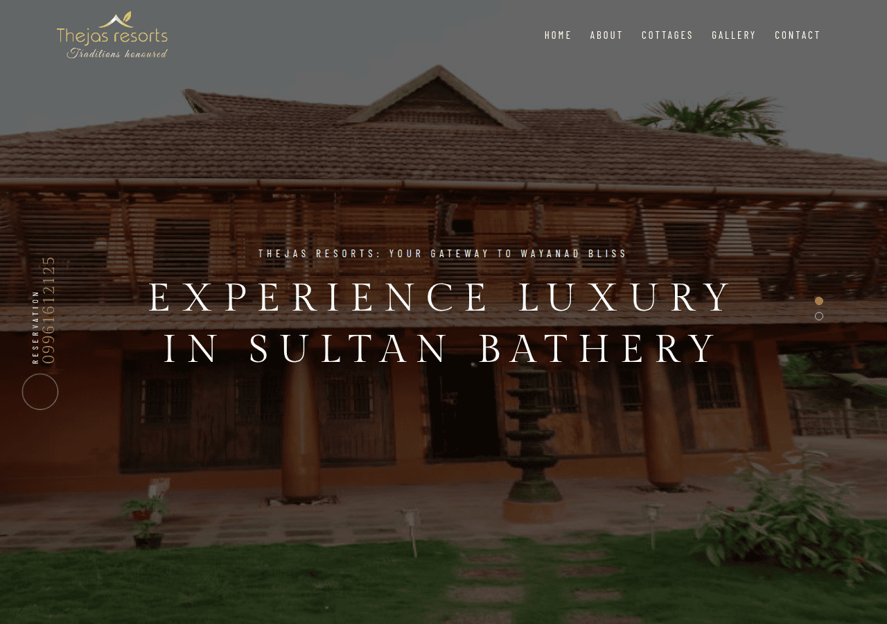 Screenshot of thejasresorts.com