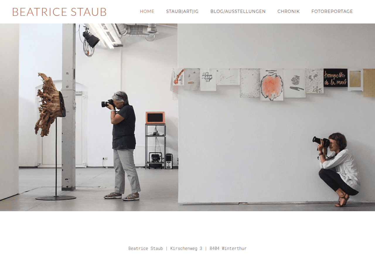 Screenshot of beatricestaub.info