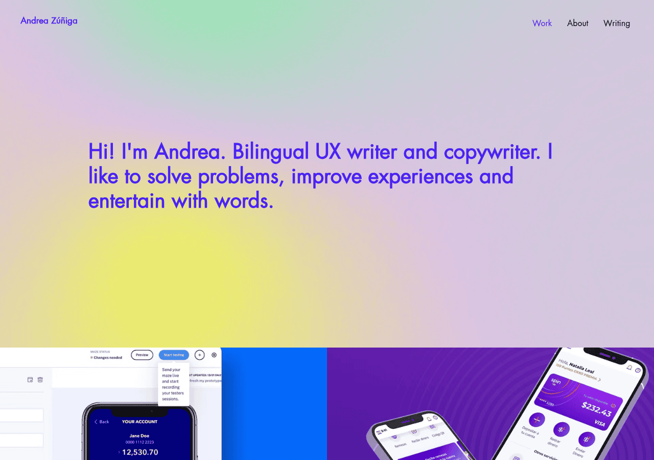 Screenshot of andreazunigav.com