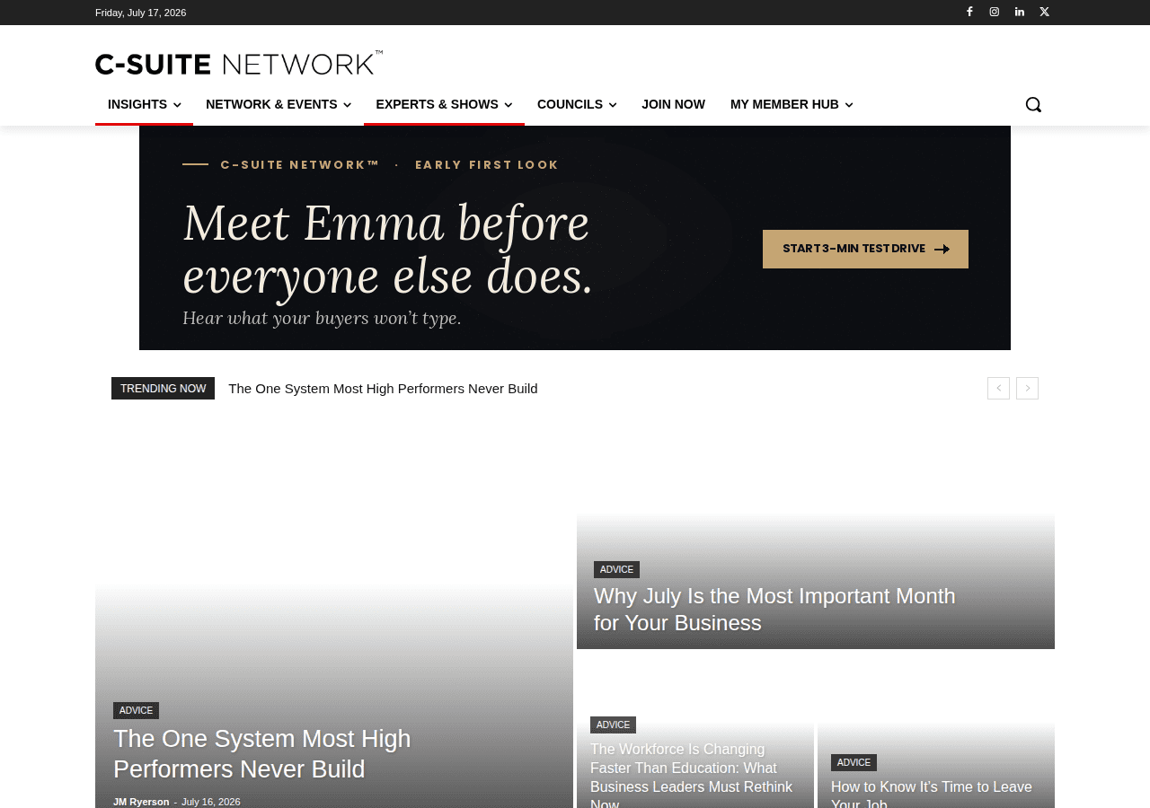 Screenshot of c-suitenetwork.com