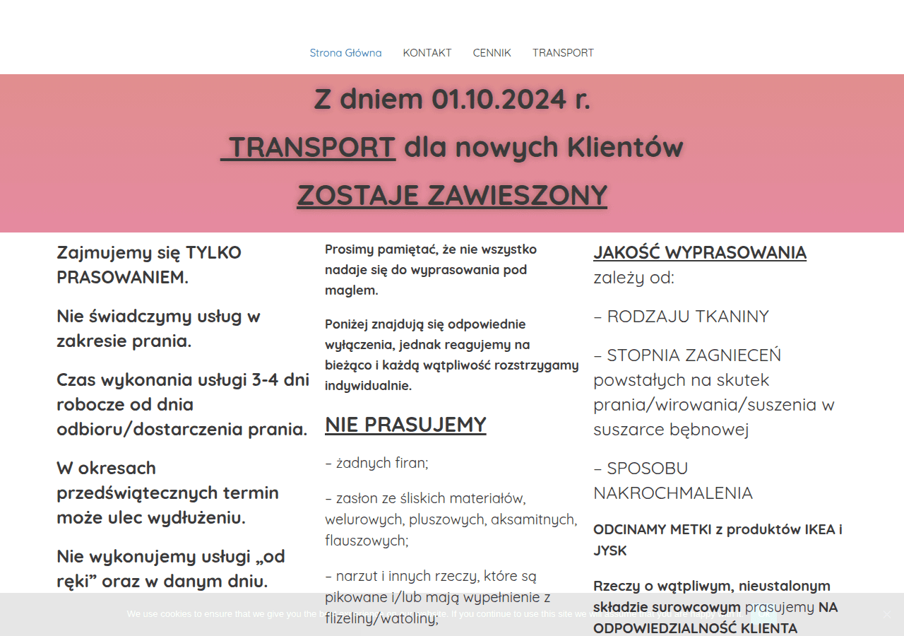 Screenshot of praspol.pl