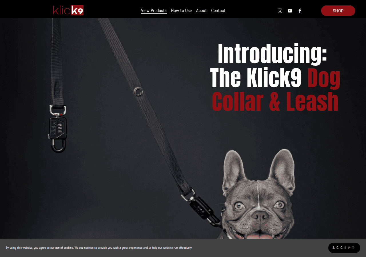Screenshot of klick9.ca
