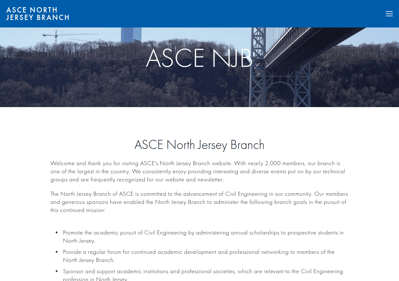 Screenshot of ascenjb.org