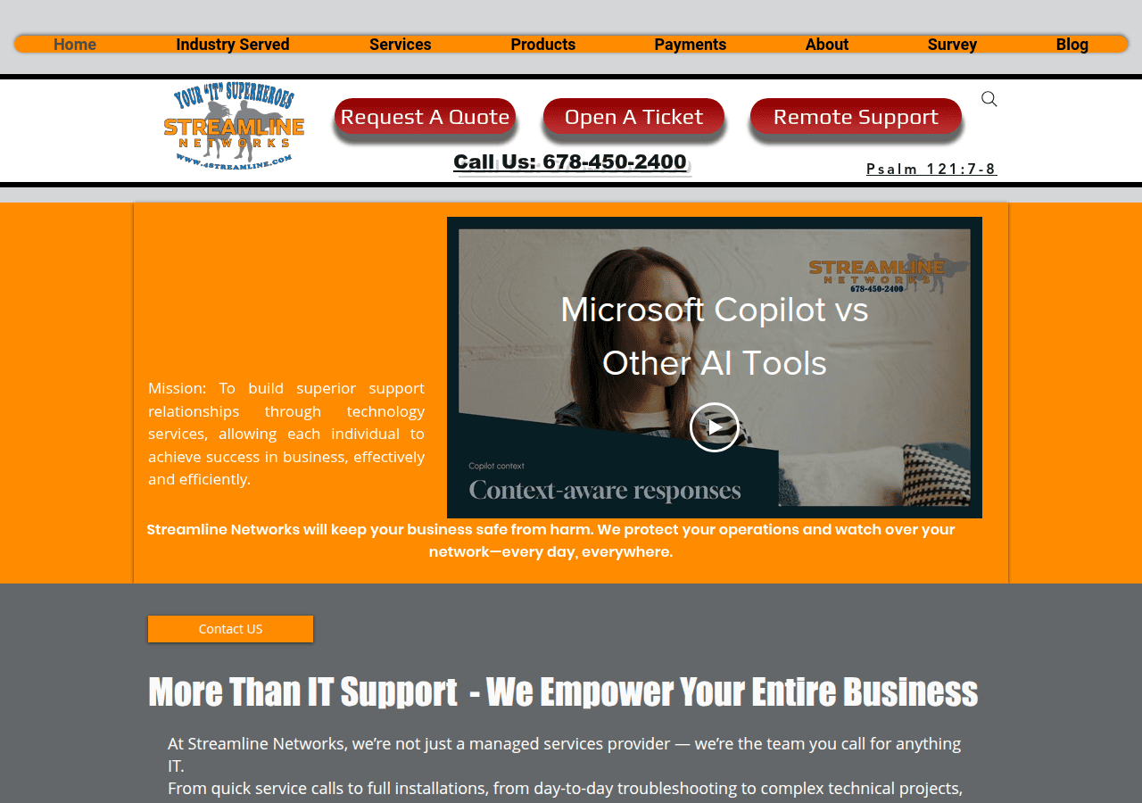 Screenshot of 4streamline.com