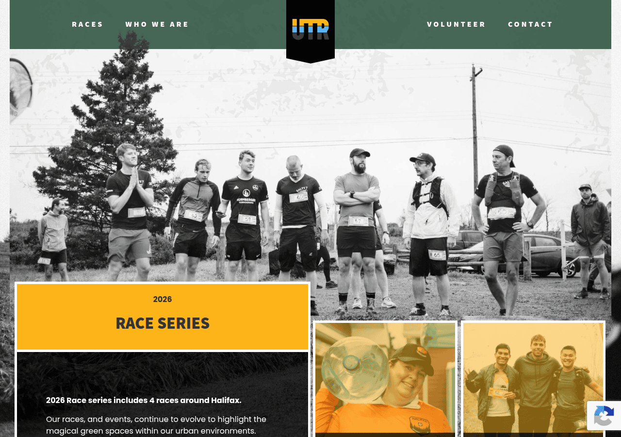 Screenshot of urbantrailracing.com