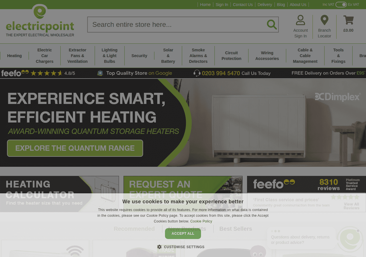 Screenshot of electricpoint.com
