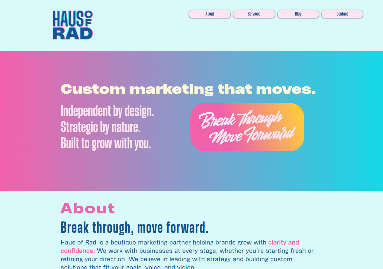 Screenshot of hausofrad.co