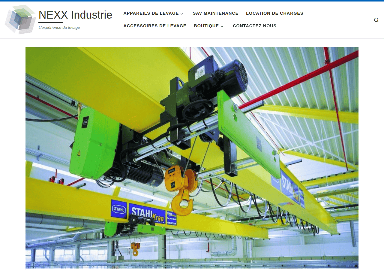Screenshot of nexx-industrie.com