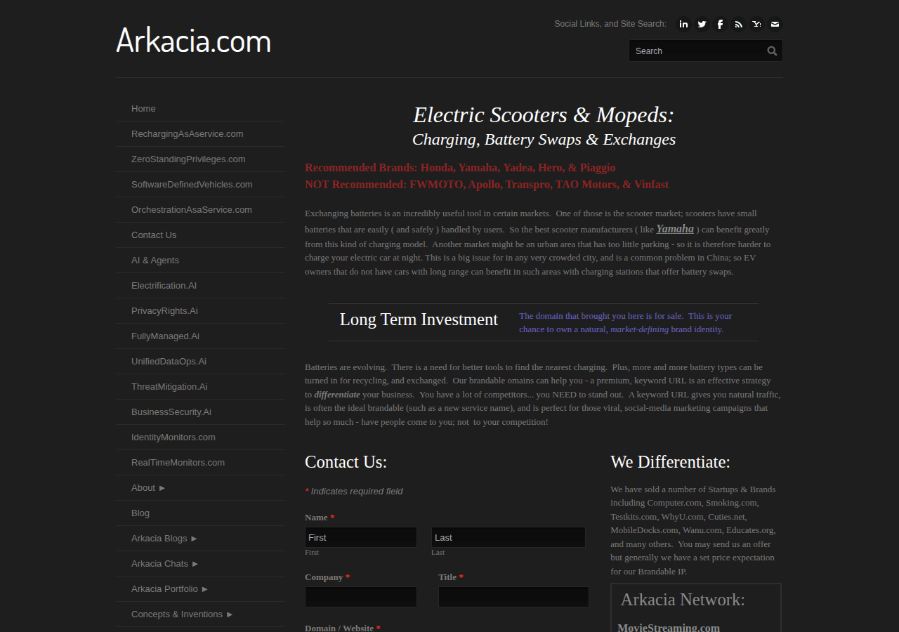 Screenshot of arkacia.com